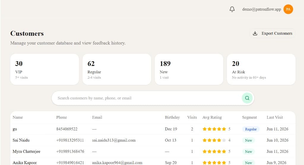 Customer CRM